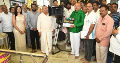 ಪ್ರಸನ್ನ ಶ್ರೀವೀರಾಂಜನೇಯ ಸ್ವಾಮಿ ದೇವಸ್ಥಾನದಲ್ಲಿ “ಕನಕರಾಜ” ಚಿತ್ರದ ಮುಹೂರ್ತ