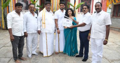 ಬಲಮುರಿ ಪ್ರಸಿದ್ದಿ ಶ್ರೀವಿನಾಯಕ ದೇವಸ್ಥಾನದಲ್ಲಿ “ಬ್ಯಾಂಗಲ್ ಬಂಗಾರಿ” ಚಿತ್ರಕ್ಕೆ ಚಾಲನೆ